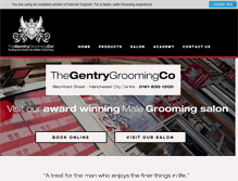 Tablet Screenshot of gentrygrooming.com